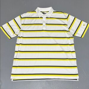Callaway Opti-Dri Performance Striped Polo Golf Shirt (Men’s XL)